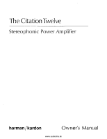 Harman-Kardon Citation-Twelve-Owners-Manual